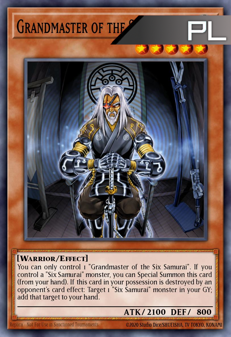 Grandmaster of the Six Samurai - RA03-EN174 - 1st Edition - Platinum Secret Rare