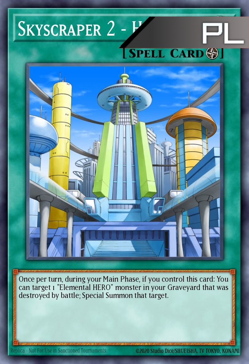 Skyscraper 2 - Hero City - RA03-EN175 - 1st Edition - Platinum Secret Rare