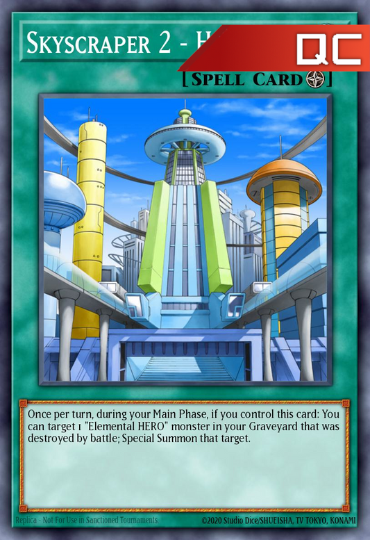 Skyscraper 2 - Hero City - RA03-EN175 - 1st Edition - Quarter Century Secret Rare