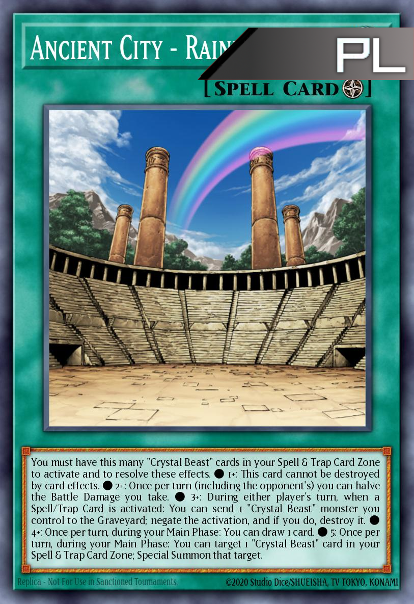 Ancient City - Rainbow Ruins - RA03-EN181 - 1st Edition - Platinum Secret Rare