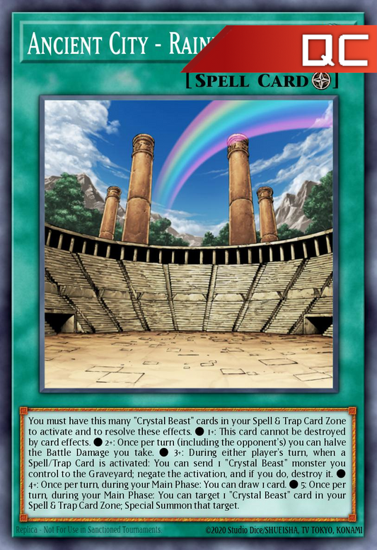 Ancient City - Rainbow Ruins - RA03-EN181 - 1st Edition - Quarter Century Secret Rare