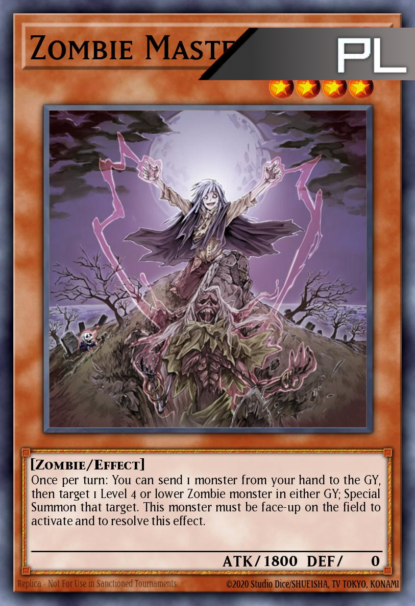 Zombie Master - RA03-EN185 - 1st Edition - Platinum Secret Rare