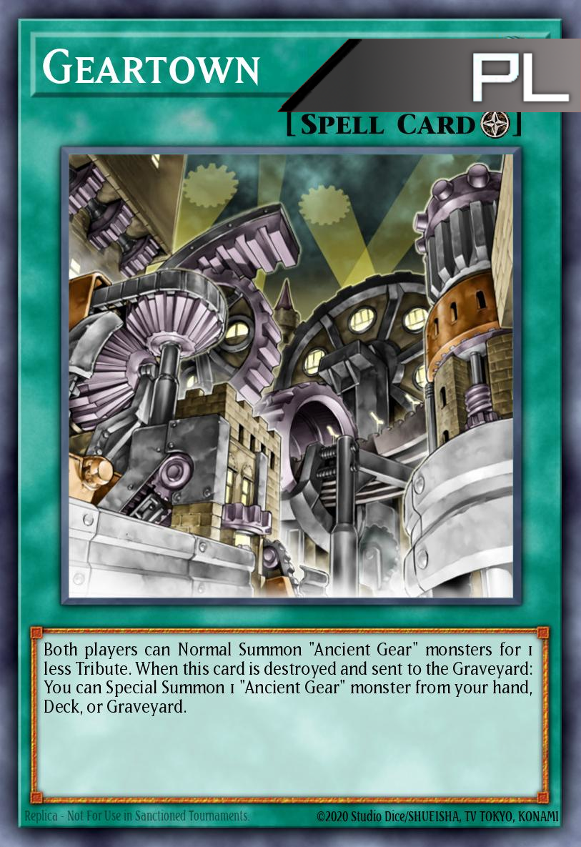 Geartown - RA03-EN203 - 1st Edition - Platinum Secret Rare