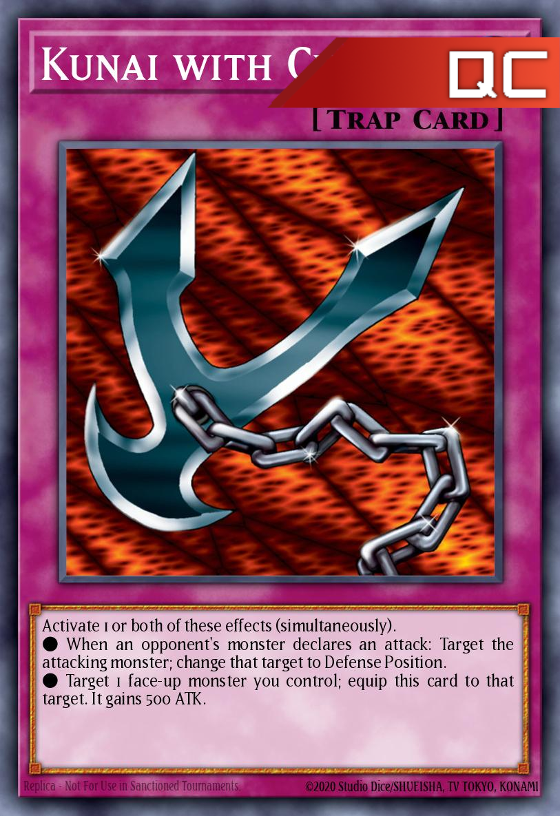 Kunai with Chain - RA03-EN204 - 1st Edition - Quarter Century Secret Rare