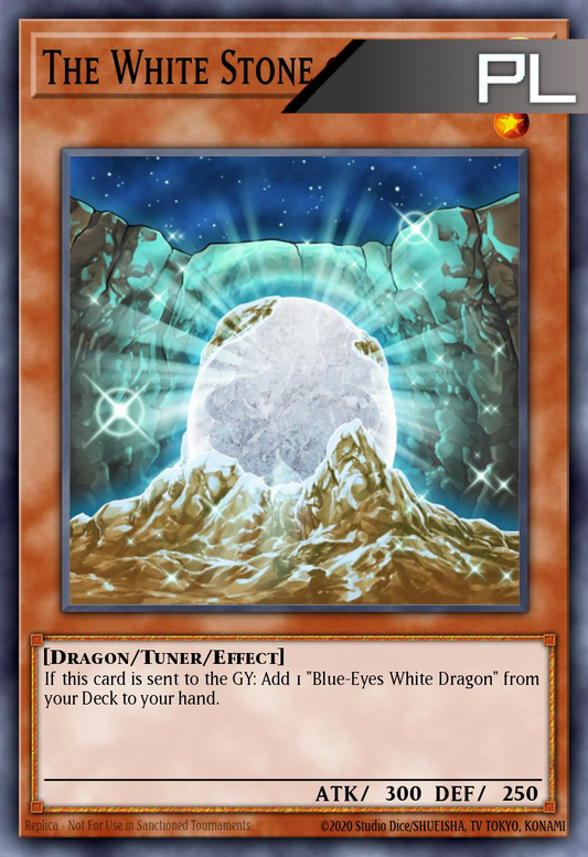 The White Stone of Legend - RA03-EN208 - 1st Edition - Platinum Secret Rare