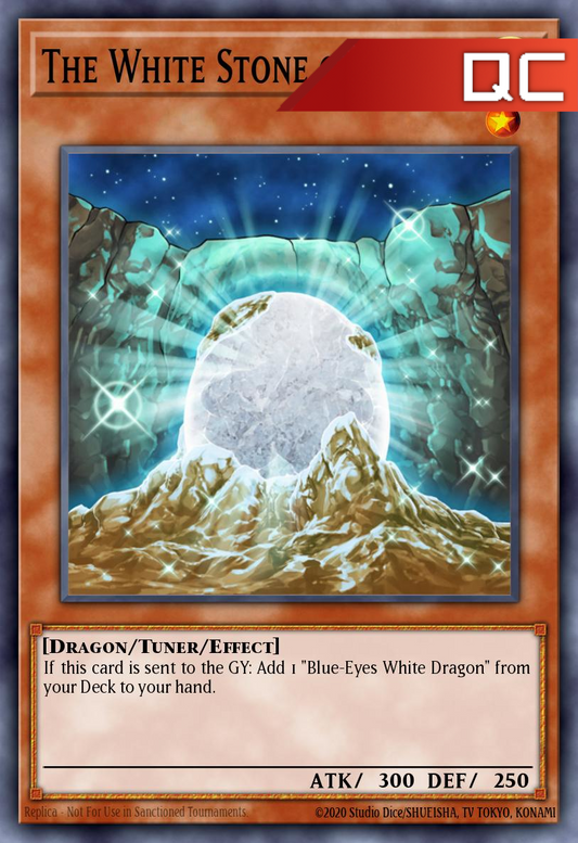 The White Stone of Legend - RA03-EN208 - 1st Edition - Quarter Century Secret Rare