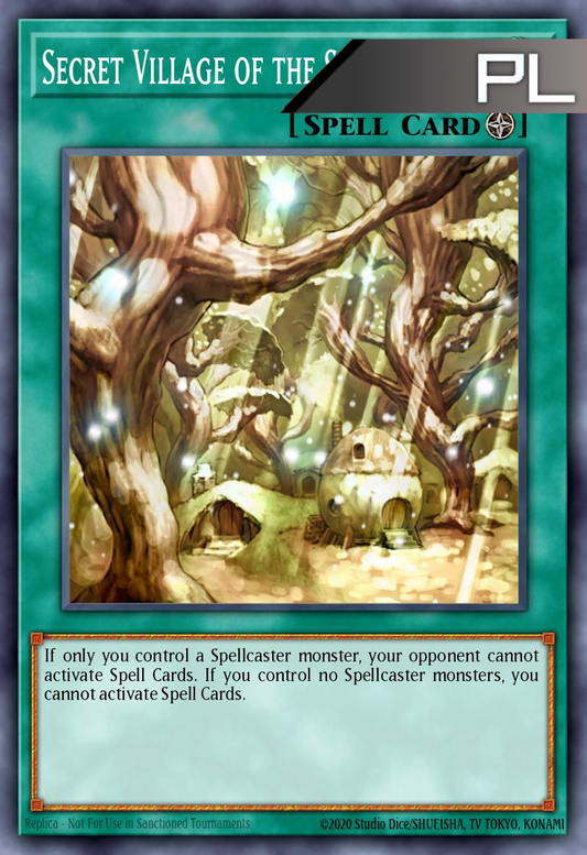 Secret Village of the Spellcasters - RA03-EN209 - 1st Edition - Platinum Secret Rare