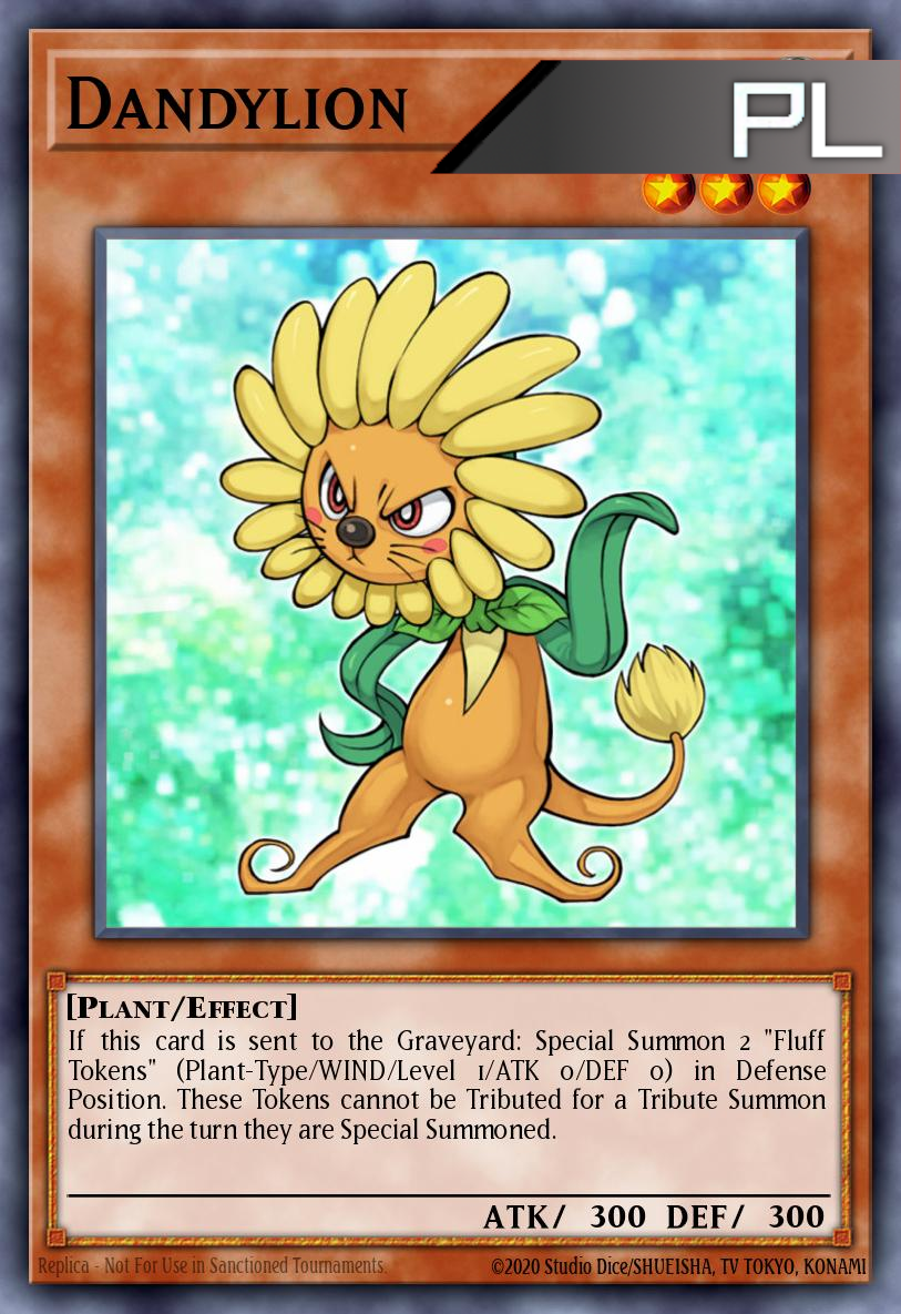 Dandylion - RA03-EN211 - 1st Edition - Platinum Secret Rare