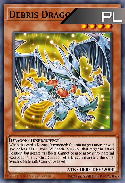 Debris Dragon - RA03-EN214 - 1st Edition - Platinum Secret Rare