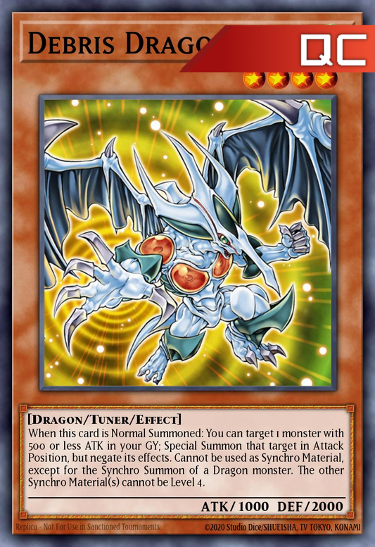 Debris Dragon - RA03-EN214 - 1st Edition - Quarter Century Secret Rare