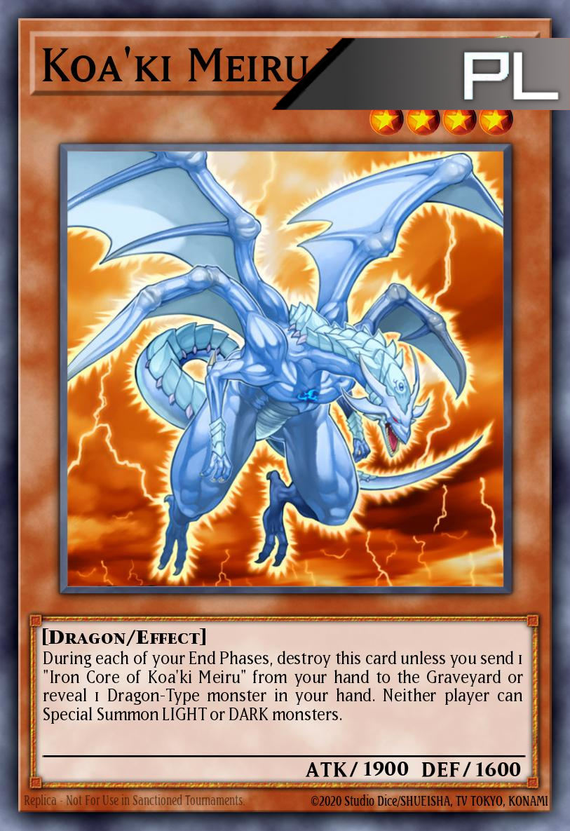 Koa'ki Meiru Drago - RA03-EN218 - 1st Edition - Platinum Secret Rare