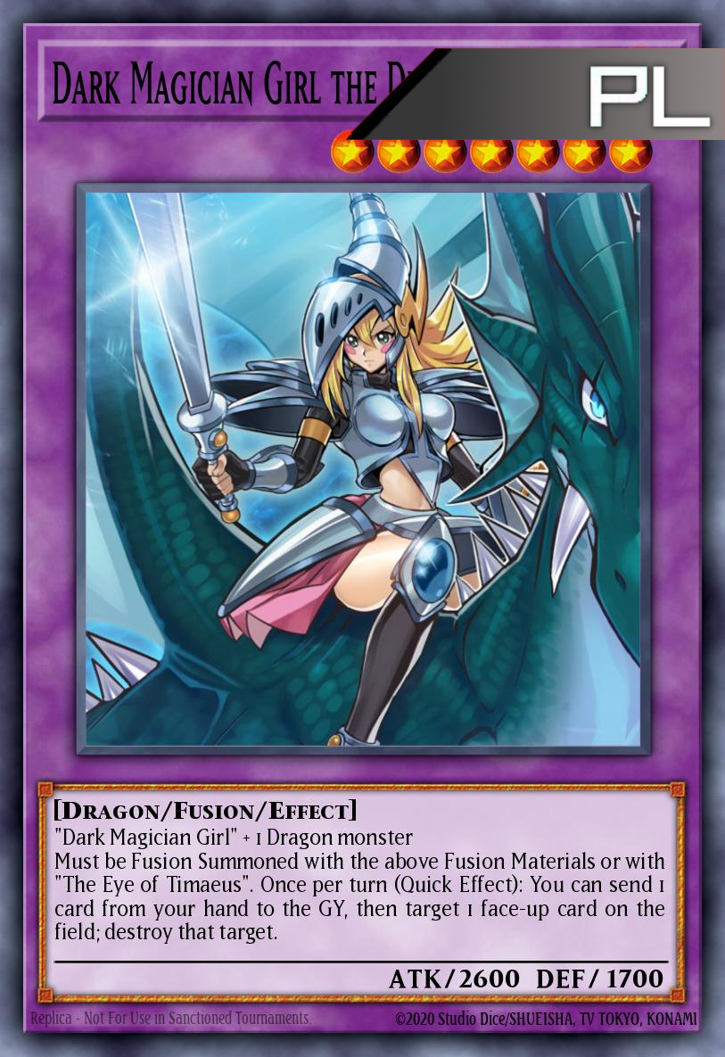 Dark Magician Girl the Dragon Knight - RA03-EN258 - 1st Edition - Platinum Secret Rare