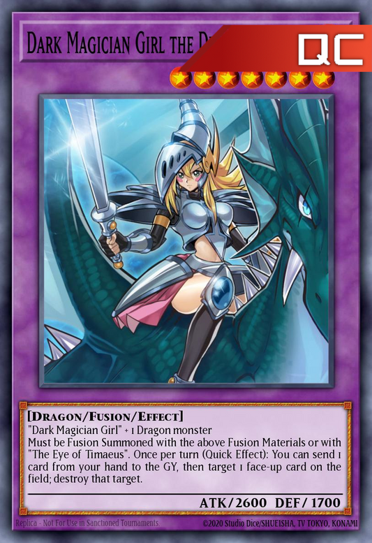 Dark Magician Girl the Dragon Knight - RA03-EN258 - 1st Edition - Quarter Century Secret Rare