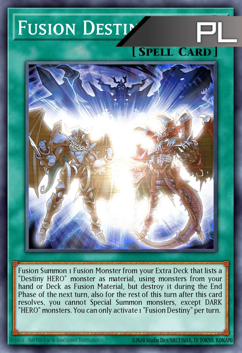 Fusion Destiny - RA03-EN270 - 1st Edition - Platinum Secret Rare