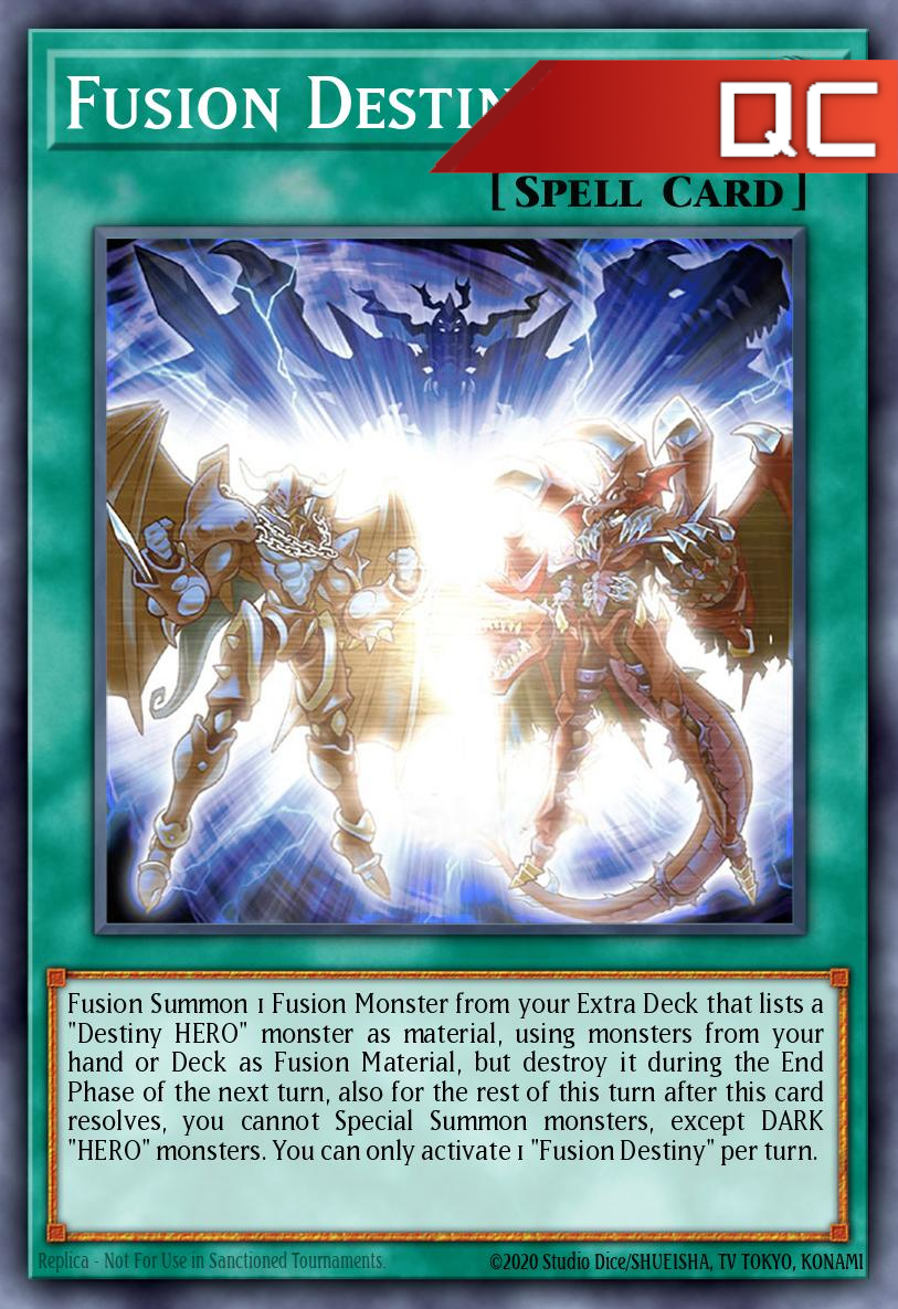 Fusion Destiny - RA03-EN270 - 1st Edition - Quarter Century Secret Rare