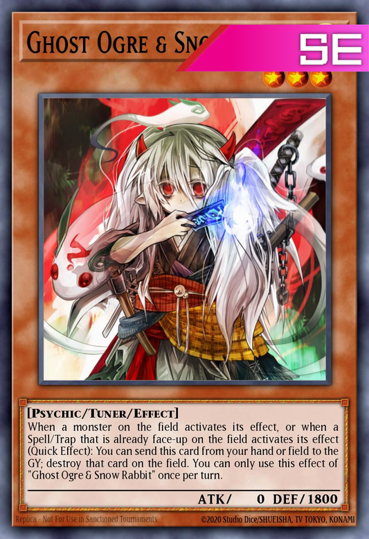 Ghost Ogre & Snow Rabbit (Original Artwork) - RA04-EN015 - 1st Edition - Secret Rare