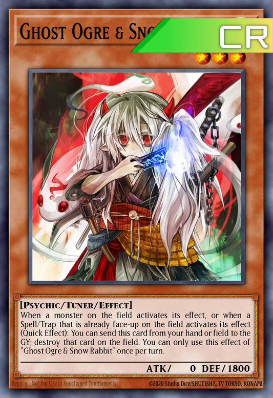 Ghost Ogre & Snow Rabbit (Original Artwork) - RA04-EN015 - 1st Edition - Collector's Rare