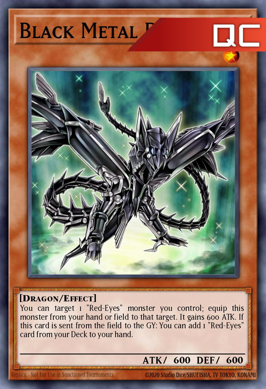 Black Metal Dragon - RA04-EN016 - 1st Edition - Quarter Century Secret Rare