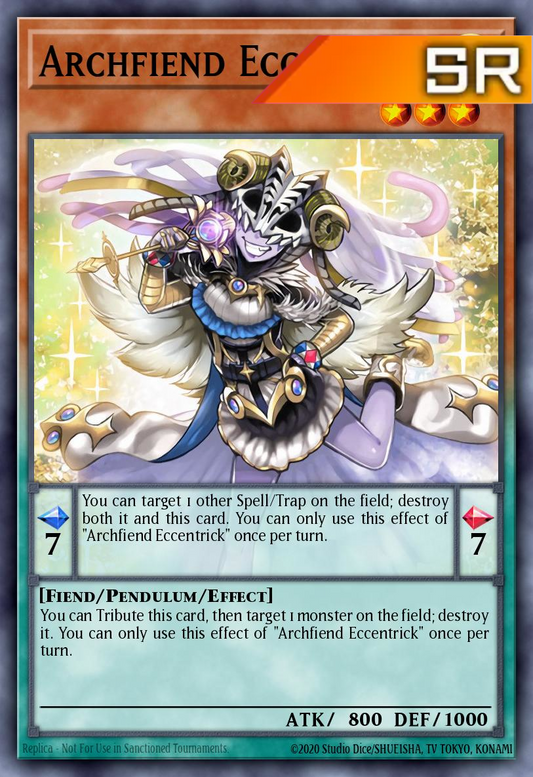 Archfiend Eccentrick - RA04-EN017 - 1st Edition - Super Rare