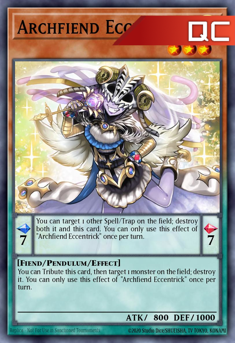 Archfiend Eccentrick - RA04-EN017 - 1st Edition - Quarter Century Secret Rare