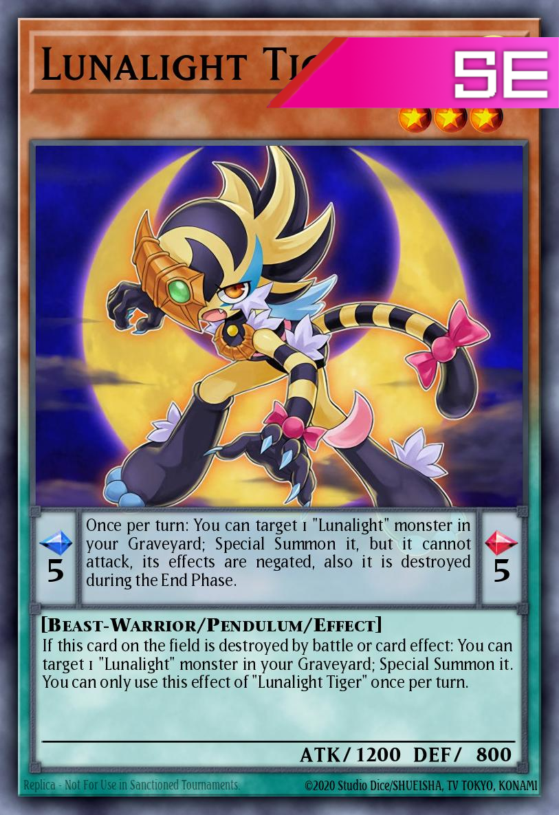 Lunalight Tiger - RA04-EN020 - 1st Edition - Secret Rare