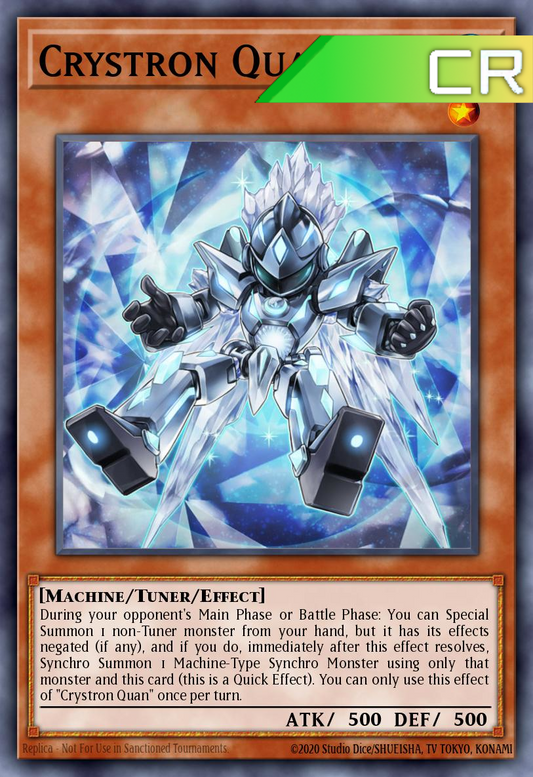 Crystron Quan - RA04-EN021 - 1st Edition - Collector's Rare