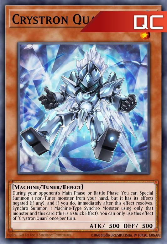 Crystron Quan - RA04-EN021 - 1st Edition - Quarter Century Secret Rare