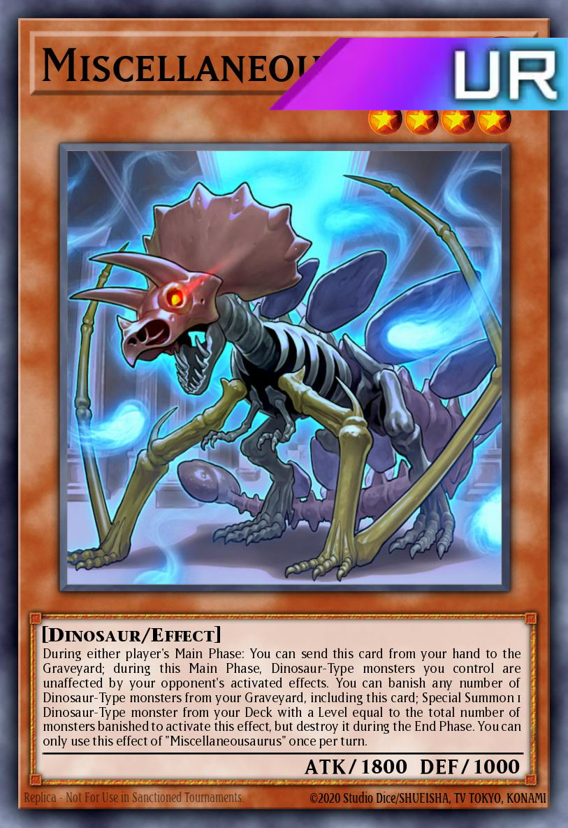 Miscellaneousaurus - RA04-EN022 - 1st Edition - Ultra Rare