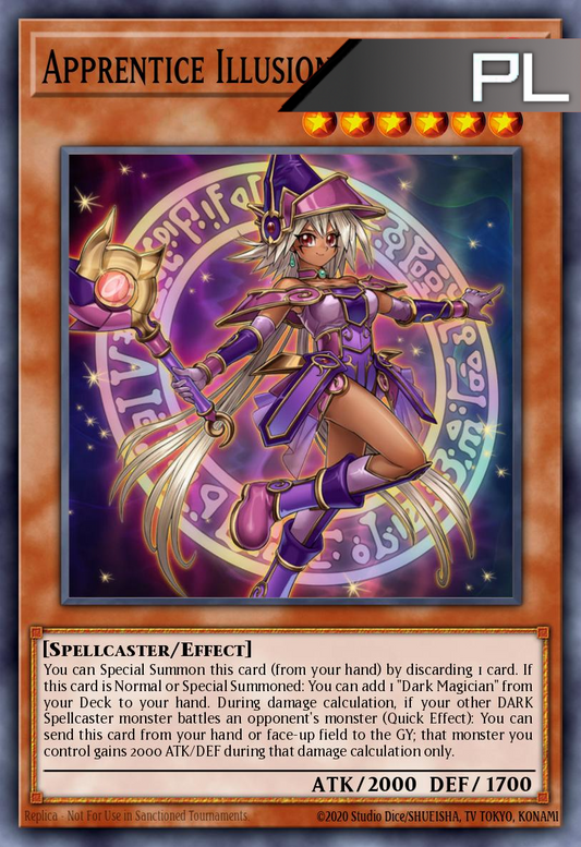 Apprentice Illusion Magician - RA04-EN023 - 1st Edition - Platinum Secret Rare