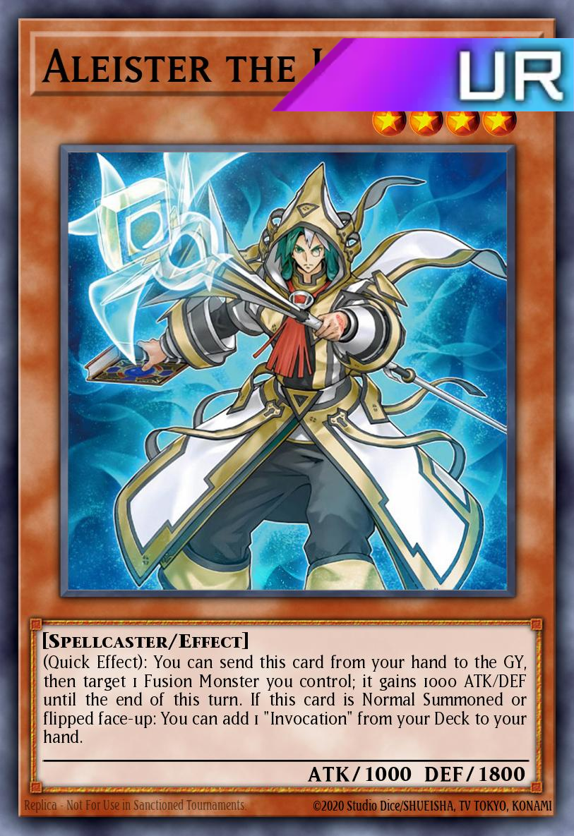 Aleister the Invoker (Alternate Art) - RA04-EN024 - 1st Edition - Ultra Rare