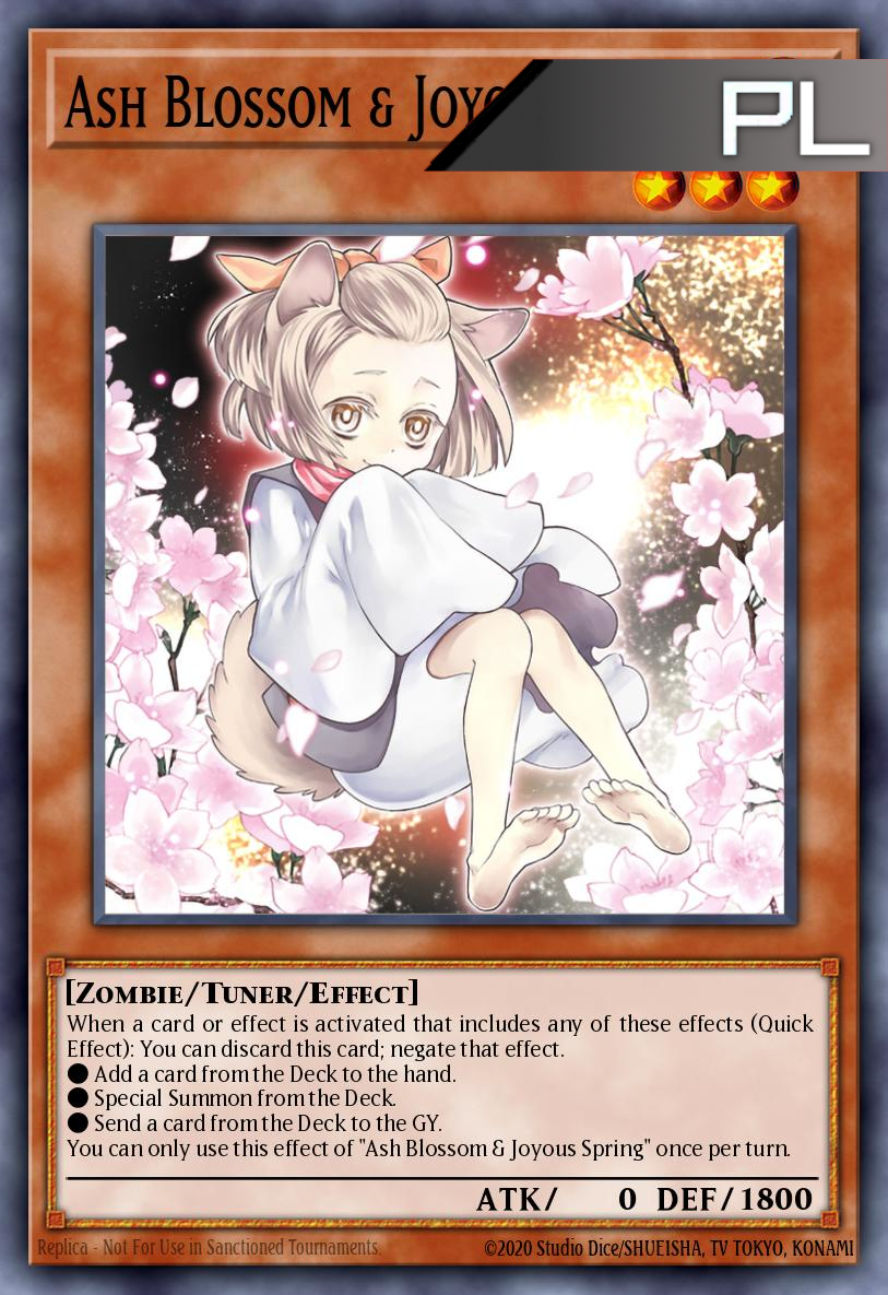 Ash Blossom & Joyous Springs (Alternate Art) - RA04-EN025 - 1st Edition - Platinum Secret Rare