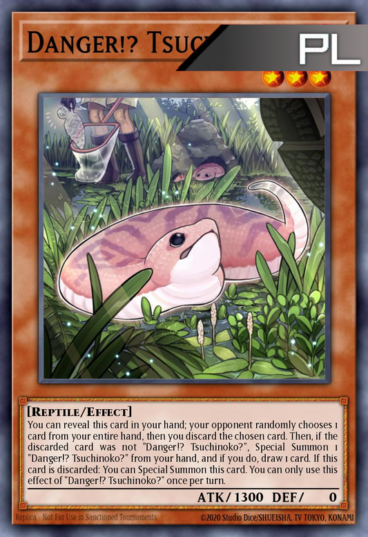Danger!? Tsuchinoko? - RA04-EN027 - 1st Edition - Platinum Secret Rare