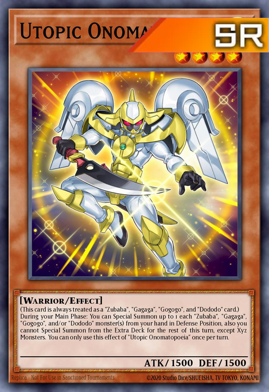 Utopic Onomatopoeia - RA04-EN028 - 1st Edition - Super Rare