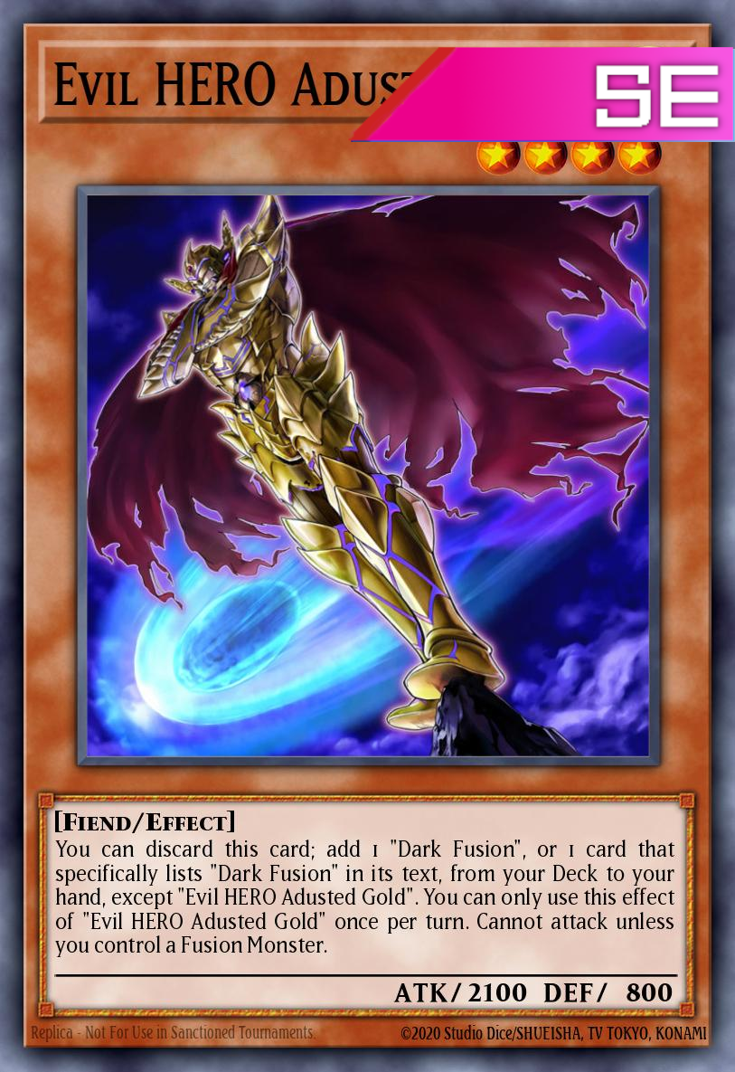 Evil HERO Adusted Gold - RA04-EN029 - 1st Edition - Secret Rare