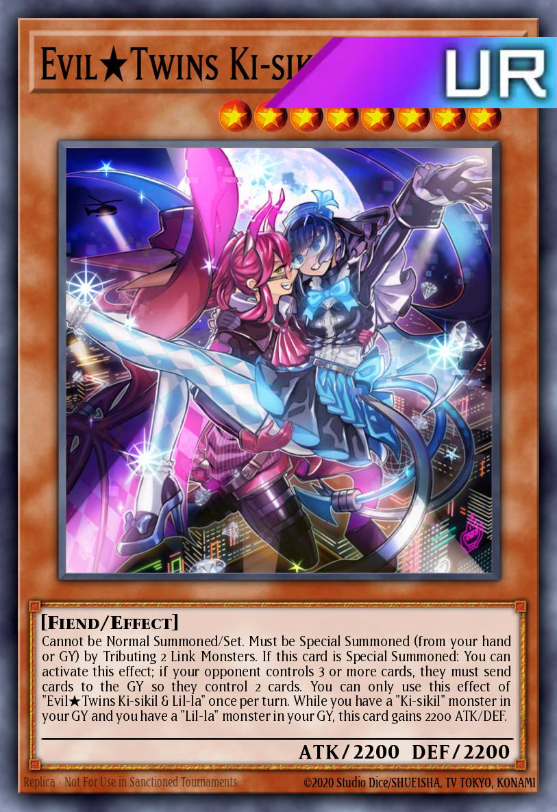 Evil?Twins Ki-sikil & Lil-la - RA04-EN037 - 1st Edition - Ultra Rare