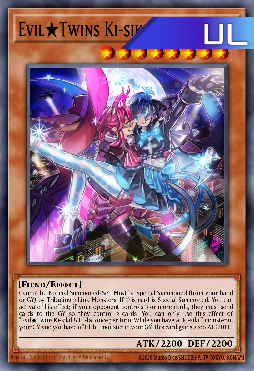 Evil?Twins Ki-sikil & Lil-la - RA04-EN037 - 1st Edition - Ultimate Rare