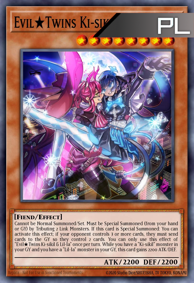 Evil?Twins Ki-sikil & Lil-la - RA04-EN037 - 1st Edition - Platinum Secret Rare