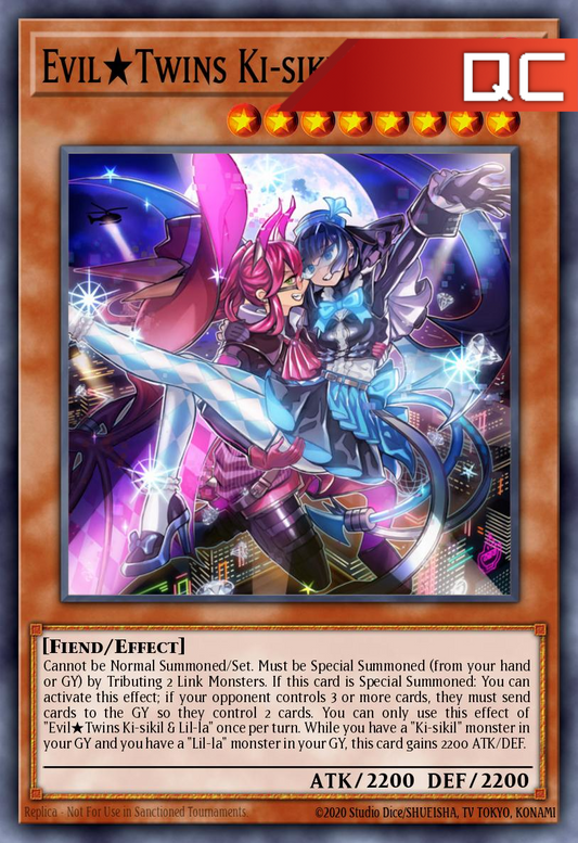 Evil?Twins Ki-sikil & Lil-la - RA04-EN037 - 1st Edition - Quarter Century Secret Rare