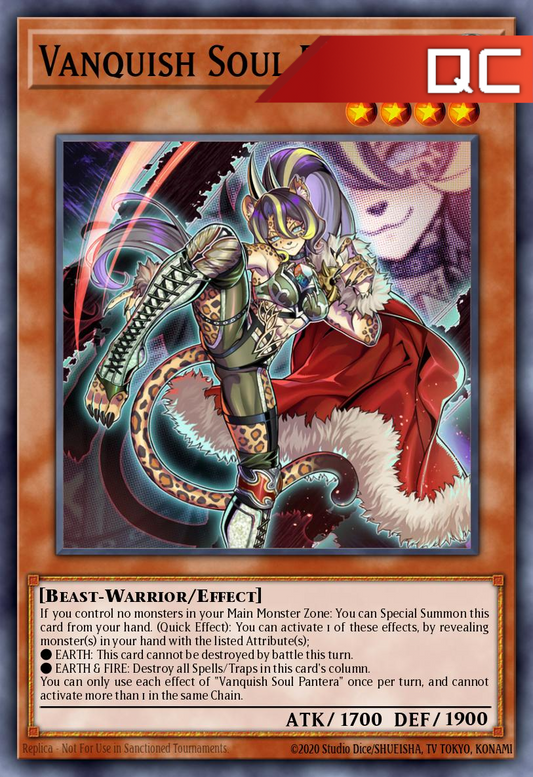 Vanquish Soul Pantera - RA04-EN044 - 1st Edition - Quarter Century Secret Rare