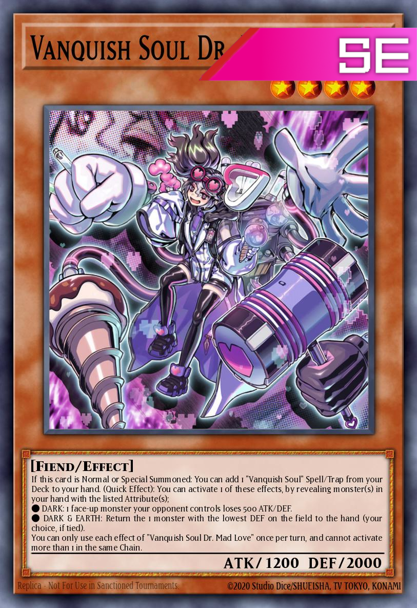 Vanquish Soul Dr. Mad Love - RA04-EN045 - 1st Edition - Secret Rare