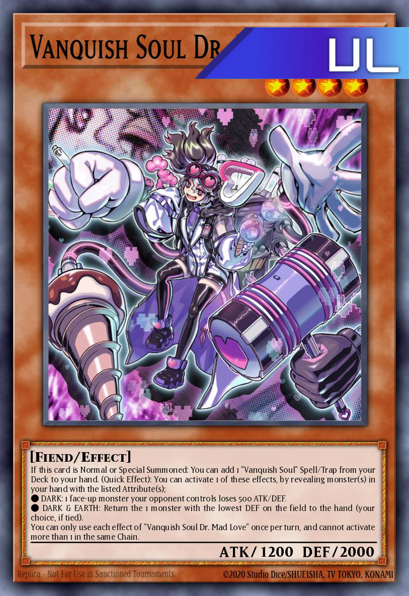 Vanquish Soul Dr. Mad Love - RA04-EN045 - 1st Edition - Ultimate Rare