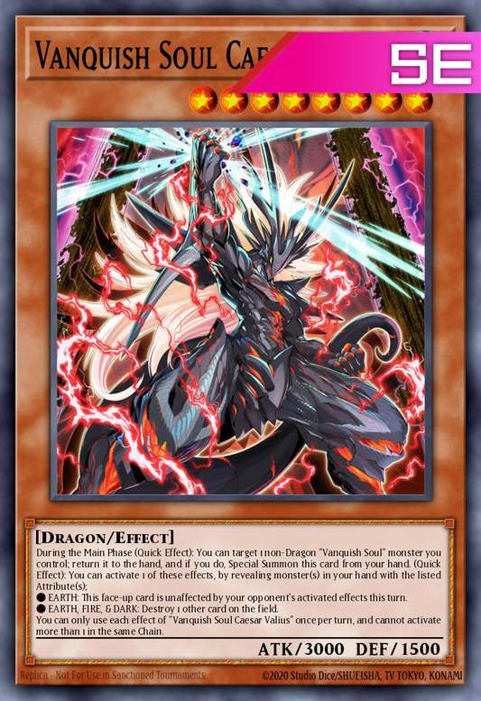 Vanquish Soul Caesar Valius - RA04-EN046 - 1st Edition - Secret Rare