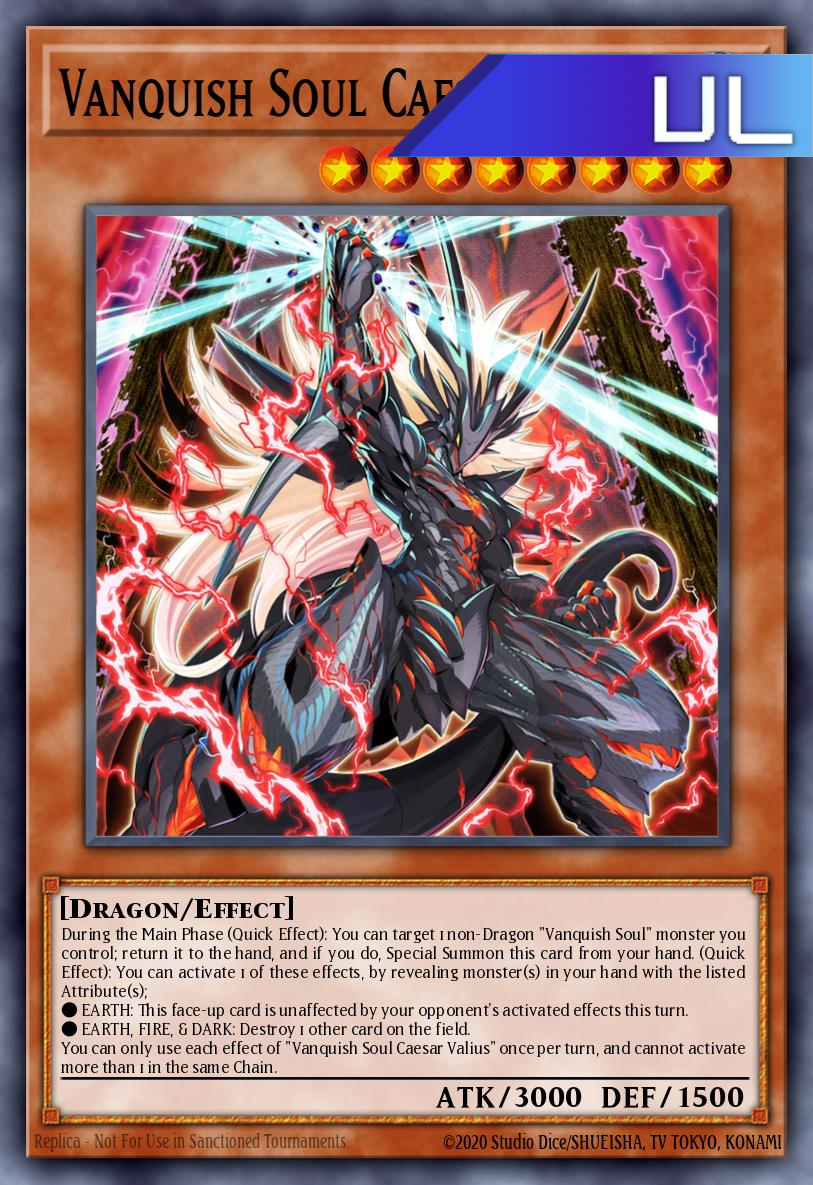 Vanquish Soul Caesar Valius - RA04-EN046 - 1st Edition - Ultimate Rare
