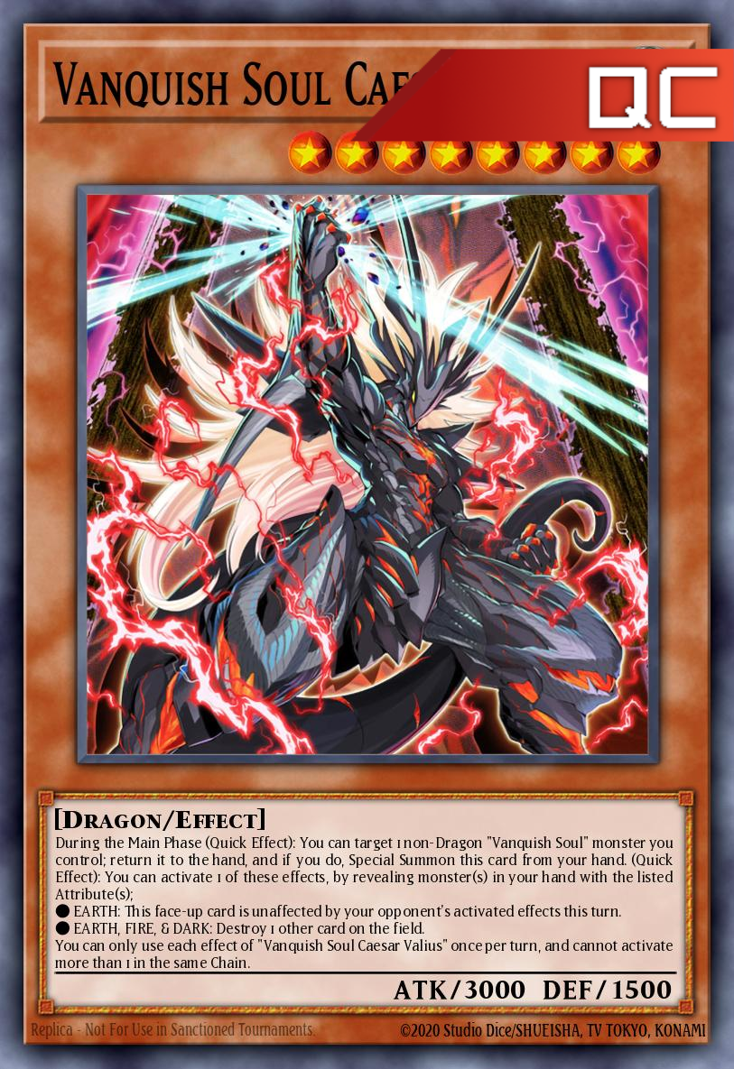 Vanquish Soul Caesar Valius - RA04-EN046 - 1st Edition - Quarter Century Secret Rare