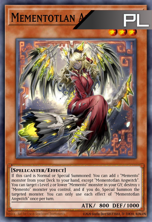 Mementotlan Angwitch - RA04-EN048 - 1st Edition - Platinum Secret Rare