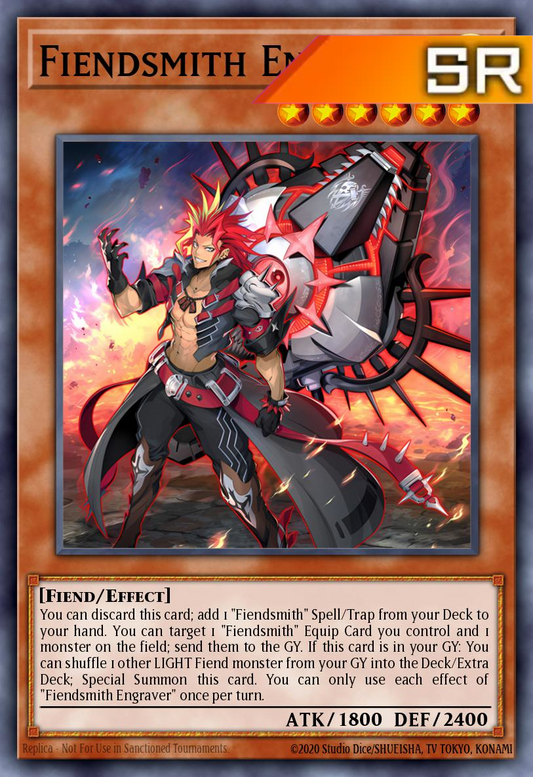 Fiendsmith Engraver - RA04-EN049 - 1st Edition - Super Rare