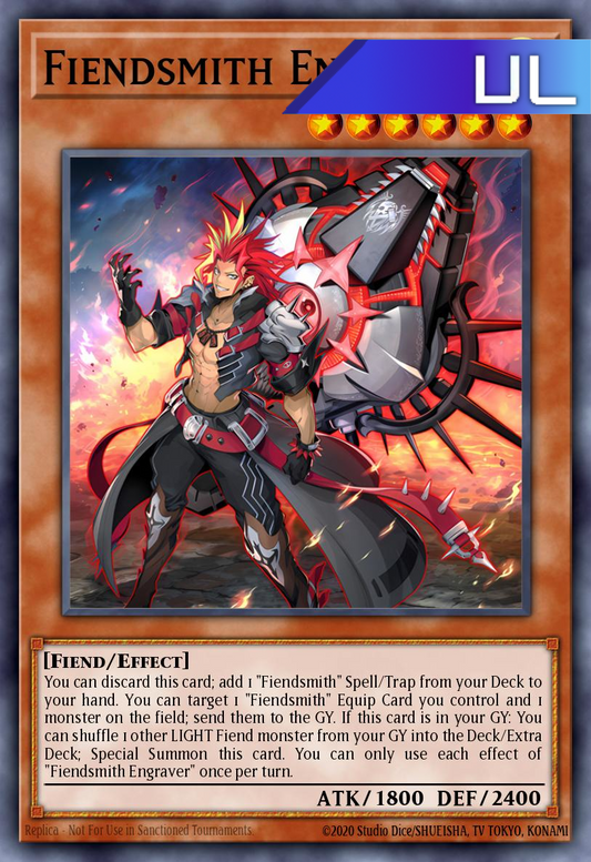 Fiendsmith Engraver - RA04-EN049 - 1st Edition - Ultimate Rare