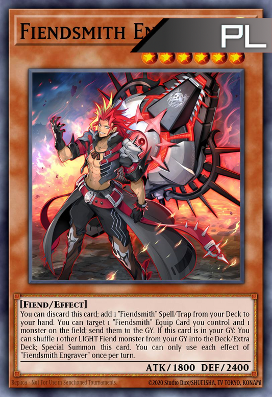 Fiendsmith Engraver - RA04-EN049 - 1st Edition - Platinum Secret Rare