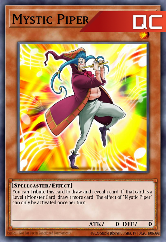 Mystic Piper - RA04-EN005 - 1st Edition - Quarter Century Secret Rare