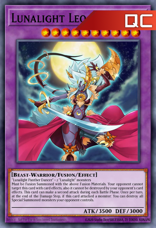 Lunalight Leo Dancer - RA04-EN053 - 1st Edition - Quarter Century Secret Rare